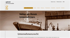 Desktop Screenshot of gabriel-recht.de