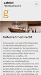 Mobile Screenshot of gabriel-recht.de